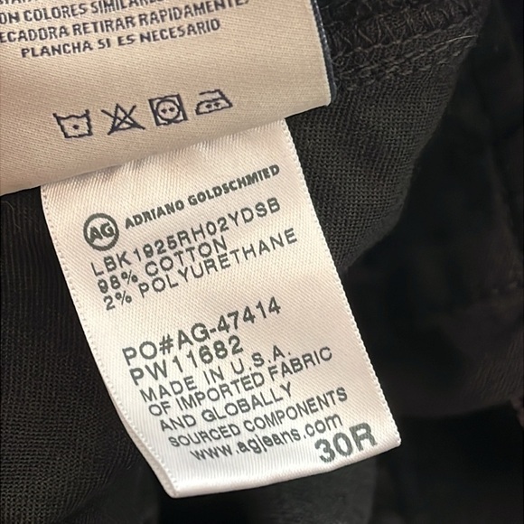 AG-ED Adriano Goldschmied The Isabelle X High Rise Straight Crop Jean - Size 30 - Picture 9 of 15